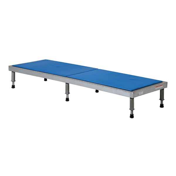Vestil Adjustable Stainless Steel Stand 10-1/2" to 16-1/2" Height 24"W x 72"L AHT-H-2472-SS - main